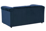 Josanna Navy Fabric Loveseat