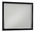 Kaydell Black Wood Dresser Mirror