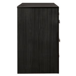 Kaydell Black Wood 2-Drawer Nightstand