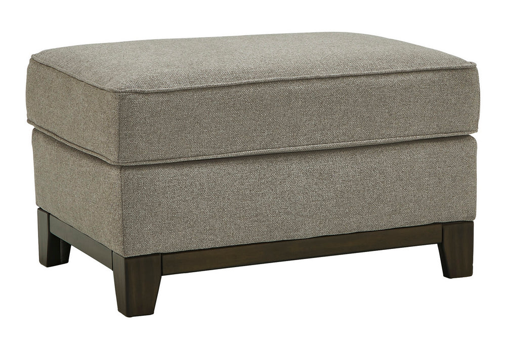 Kaywood Granite Fabric Ottoman