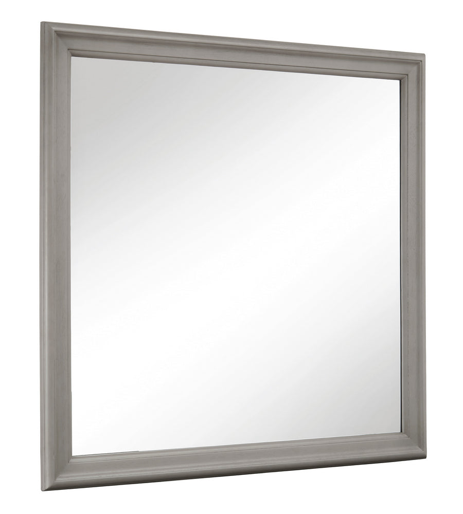 Kordasky Gray Wood Dresser Mirror