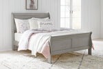 Kordasky Gray Wood Full Sleigh Bed