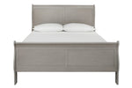 Kordasky Gray Wood Queen Sleigh Bed