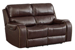 Latimer Brown Power Recliner Loveseat