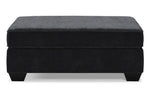 Lavernett Charcoal Oversized Accent Ottoman