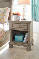 Lettner Light Gray Youth Nightstand