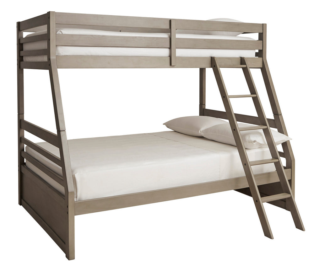 Lettner Light Gray Twin/Full Bunk Bed