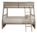 Lettner Light Gray Twin/Full Bunk Bed