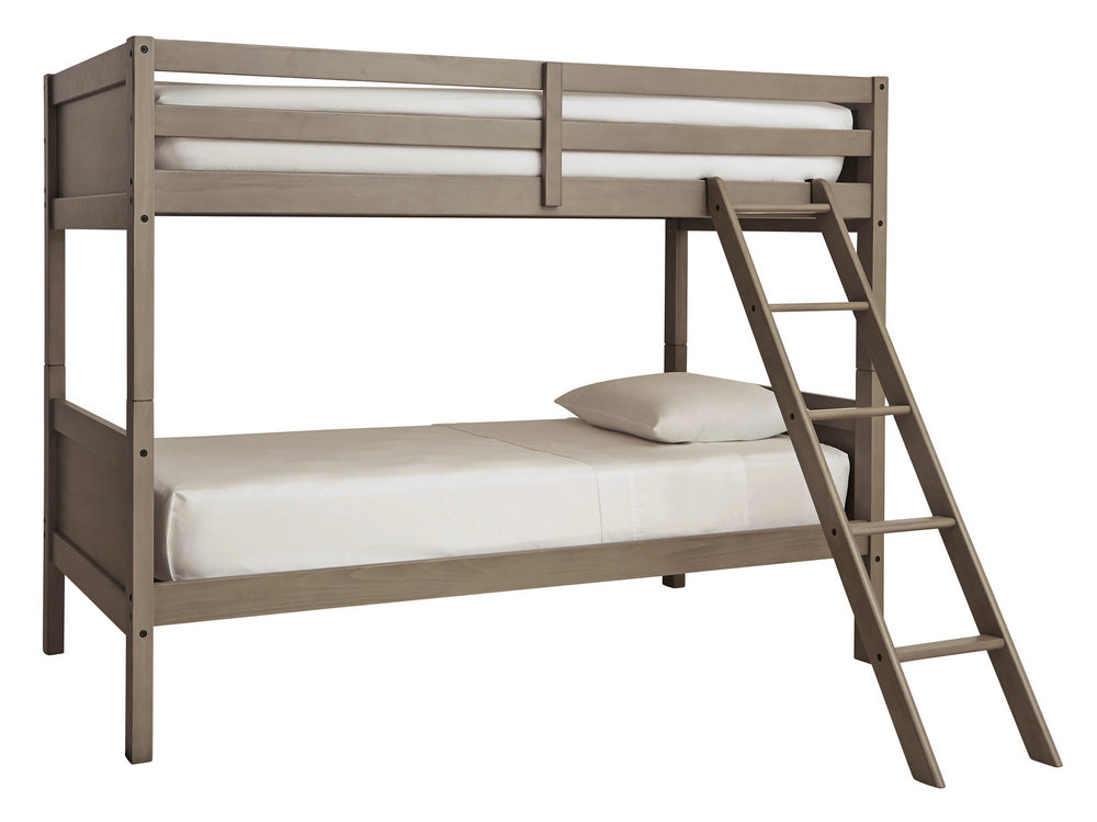 Lettner Light Gray Twin/Twin Bunk Bed