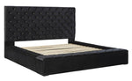 Lindenfield Black King Bed (Oversized)