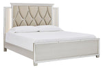 Lindenfield Champagne Cal King Panel Bed