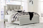 Lindenfield Champagne Cal King Panel Bed