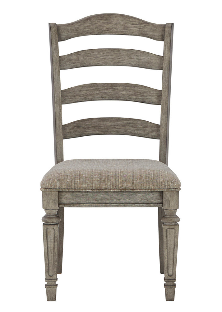 Lodenbay 2 Antique Gray Side Chairs