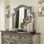 Lodenbay Antique Gray Wood Dresser Mirror