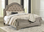 Lodenbay Antique Gray King Bed (Oversized)