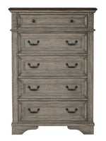 Lodenbay Two-Tone Wood 5-Drawer Chest