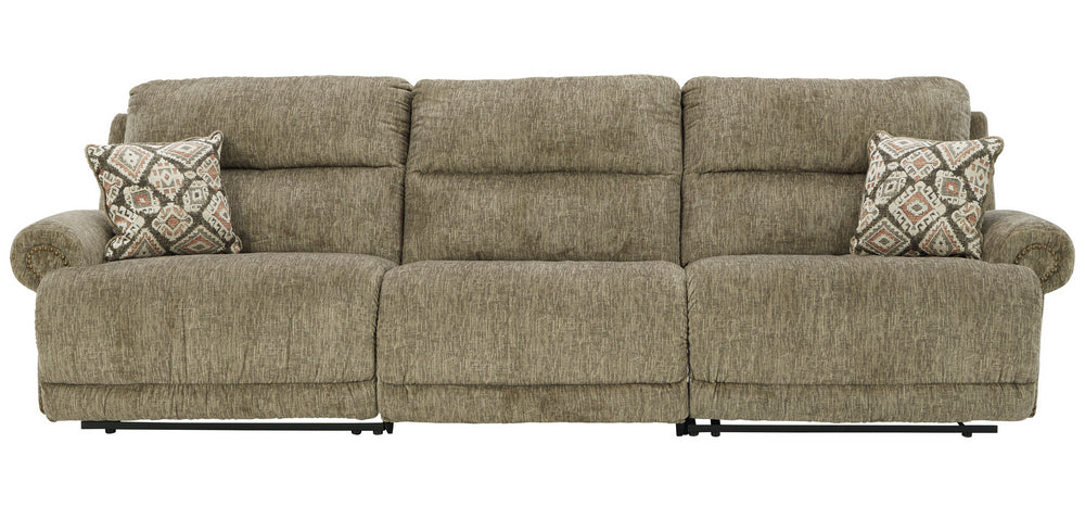 Lubec 3-Pc Taupe Power Recliner Sofa