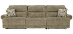 Lubec 3-Pc Taupe Power Recliner Sofa