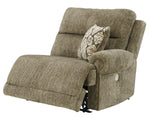 Lubec 5-Pc Taupe Manual Recliner Sectional