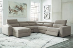 Mabton 5-Pc LAF Power Recliner Sectional