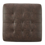 Maderla Walnut Oversized Accent Ottoman