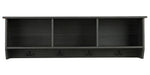 Mansi Gray Wood 3-Cube Wall Shelf