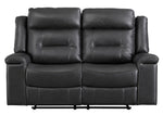 McAdoo Charcoal Power Recliner Loveseat