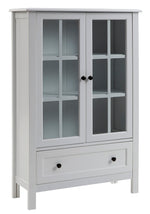 Miranda White Wood Accent Cabinet