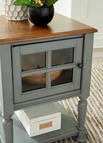 Mirimyn Brown/Gray Wood Accent Cabinet