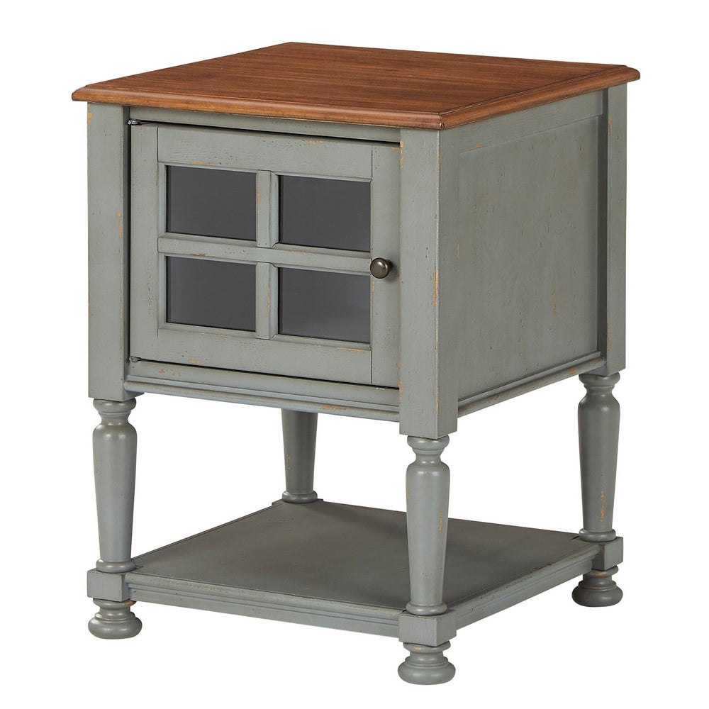 Mirimyn Brown/Gray Wood Accent Cabinet