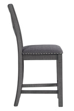 Myshanna 2 Gray Counter Height Chairs