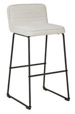 Nerison 2 Beige Fabric Tall Bar Stools