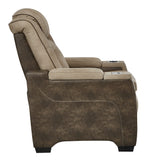 Next-Gen DuraPella Modern Sand Faux Leather Power Recliner