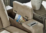 Next-Gen DuraPella Modern Sand Faux Leather Power Recliner