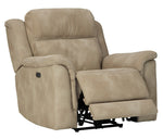 Next-Gen DuraPella Sand Faux Leather Power Recliner