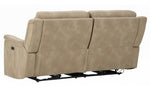 Next-Gen DuraPella Sand Faux Leather 2-Seat Power Recliner Sofa