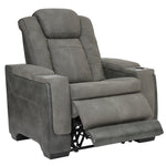 Next-Gen DuraPella Modern Slate Faux Leather Power Recliner