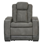 Next-Gen DuraPella Modern Slate Faux Leather Power Recliner