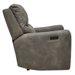 Next-Gen DuraPella Slate Faux Leather Zero Wall Power Recliner