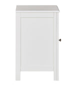 Opelton White Wood 1-Door Accent Cabinet