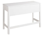 Othello White Wood Home Office Small Desk