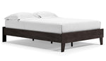 Piperton Black Wood Full Platform Bed