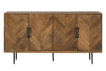 Prattville Brown Wood Accent Cabinet