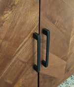 Prattville Brown Wood Accent Cabinet