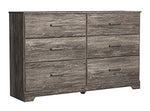 Ralinksi Gray Wood 6-Drawer Dresser