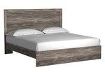 Ralinksi Gray Wood King Panel Bed