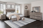 Ralinksi Gray Wood Queen Panel Bed