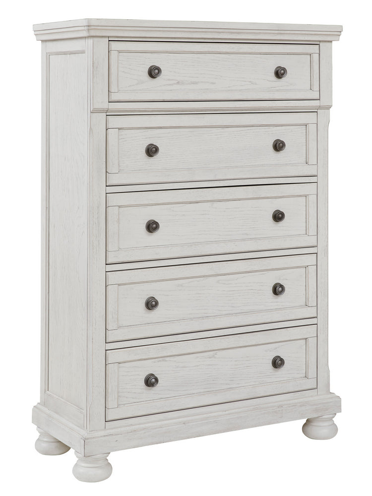 Robbinsdale Antique White 5-Drawer Chest