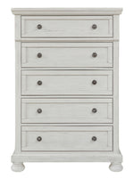 Robbinsdale Antique White 5-Drawer Chest