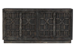 Roseworth Distressed Black Accent Cabinet